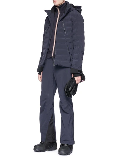 Nuke防水绗缝羽绒连帽外套