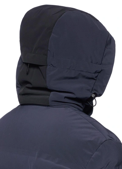 Nuke防水绗缝羽绒连帽外套