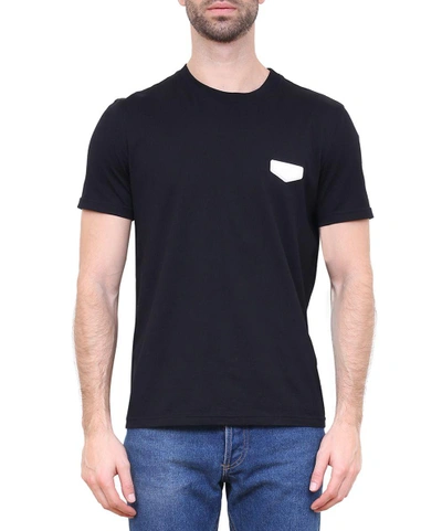 Shop Givenchy Logo Badge Cuban Fit Cotton T-shirt In Nero
