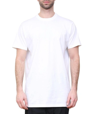 Shop Givenchy Columbian Fit Cotton T-shirt In Bianco