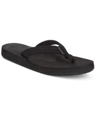 Shop Reef Women's Cushion Breeze Flip-flops In Black