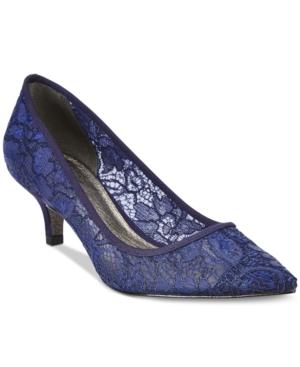 adrianna papell lois lace evening pumps