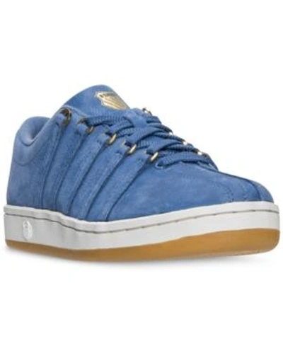 Shop K-swiss Women's The Classic 88 P Casual Sneakers From Finish Line In Coronet Blue/vaporous Gra