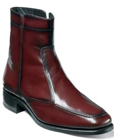 Shop Florsheim Men's Essex Moc Toe Ankle Boot Men's Shoes In Black Cherry