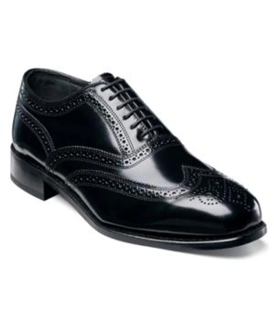 Shop Florsheim Men's Lexington Wing-tip Oxford In Black