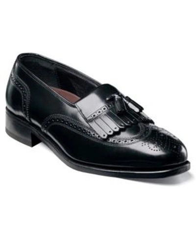 Shop Florsheim Men's Lexington Kiltie Tasseled Wing-tip Loafer In Black