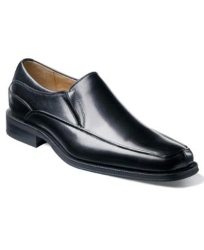 Shop Florsheim Corvell Moc Toe Slip-on Loafers Men's Shoes In Black