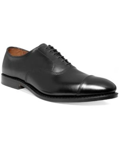 Shop Allen Edmonds Park Avenue Cap-toe Oxfords Men's Shoes In Black