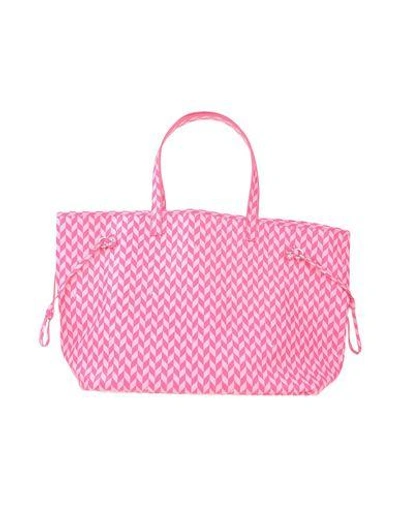 Shop Mia Bag Woman Handbag Fuchsia Size - Pvc - Polyvinyl Chloride In Pink