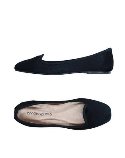 Shop Anna Baiguera Loafers In Black