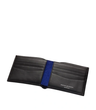 Shop Aspinal Of London Leather Bifold Wallet In Black