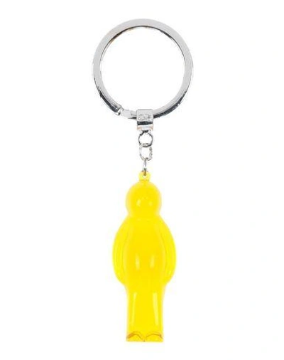 Shop Cruciani Key Ring In Yellow