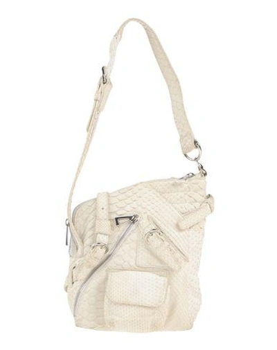 Shop Alessandro Dell'acqua Shoulder Bag In Ivory