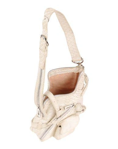 Shop Alessandro Dell'acqua Shoulder Bag In Ivory