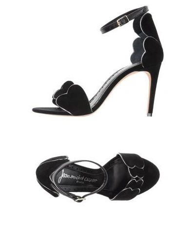 Shop Jean-michel Cazabat Sandals In Black