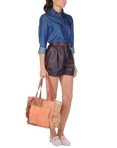 Shop Caterina Lucchi Handbags In Rust
