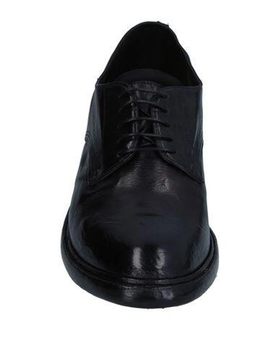 Shop Preventi Lace-up Shoes In Black