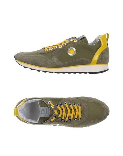 Shop Ortigni Sneakers In Military Green