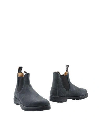 Shop Blundstone Ankle Boots In Steel Grey