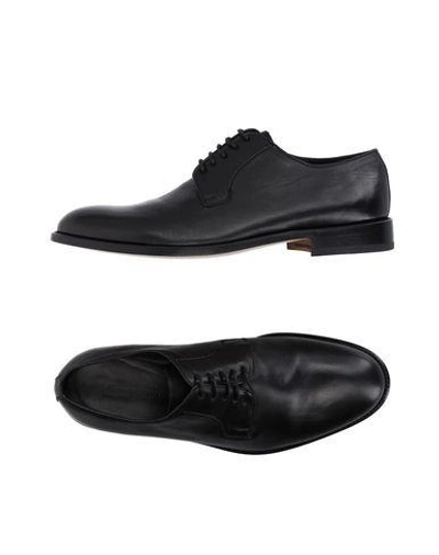 Shop Campanile Man Lace-up Shoes Black Size 6 Soft Leather