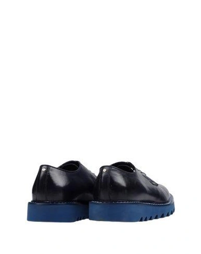 Shop Cesare Paciotti Lace-up Shoes In Dark Blue