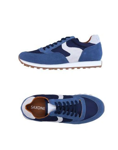 Shop Saxone Sneakers In Blue