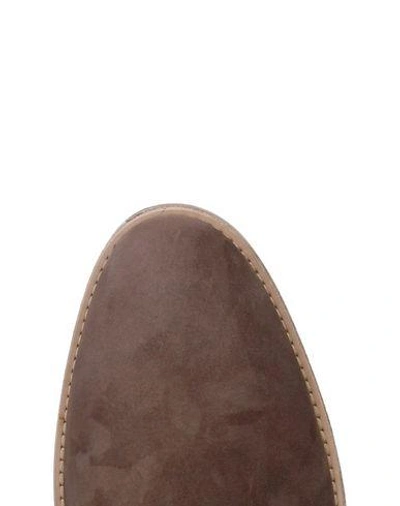 Shop Alberto Guardiani Laced Shoes In Khaki