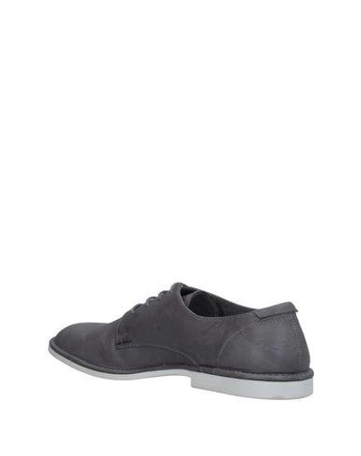 Shop Attimonelli's Lace-up Shoes In Grey