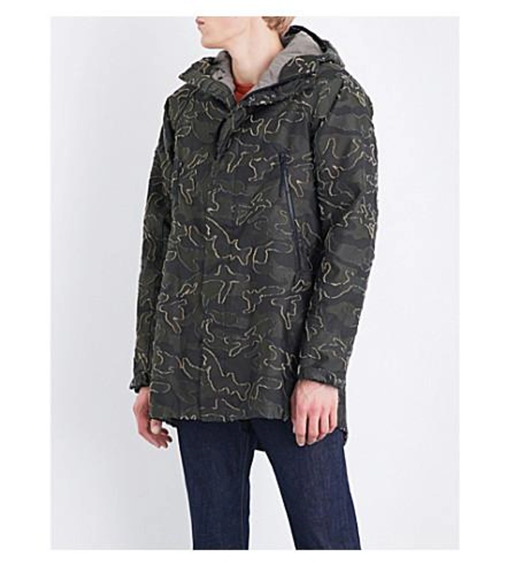 C.p. Company Camouflage Jacquard Parka Jacket ModeSens