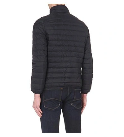påske uendelig depositum Armani Jeans Quilted Shell Jacket In Black | ModeSens