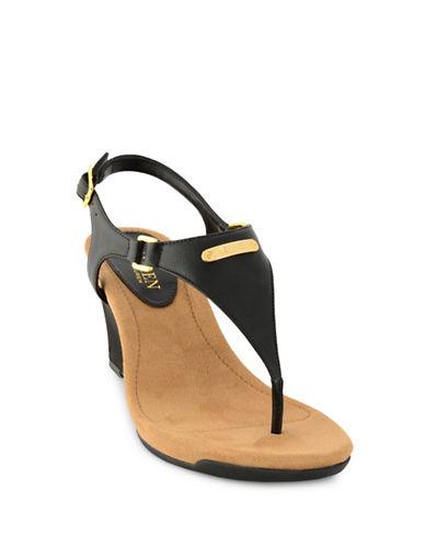 ralph lauren thong wedge sandals