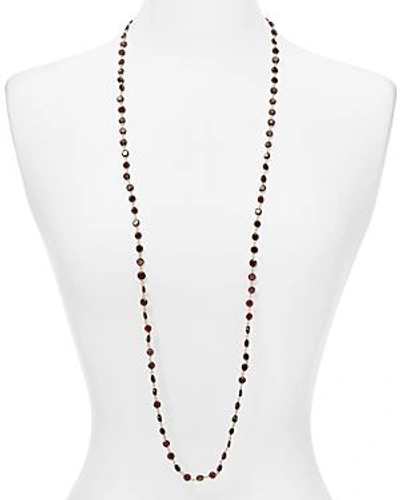 Shop Ela Rae Diana Garnet Coin Beaded Necklace, 42 In Red
