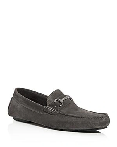Shop To Boot New York To Boot Men's Del Amo Suede Drivers In Grey