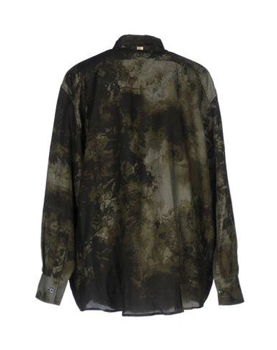 Shop High Floral Shirts & Blouses In Military Green
