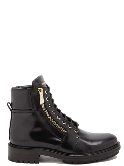 Shop Balmain Ankle Boots In Black