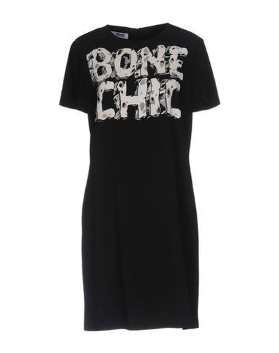 Shop Moschino Cheap And Chic Short Dress In Black