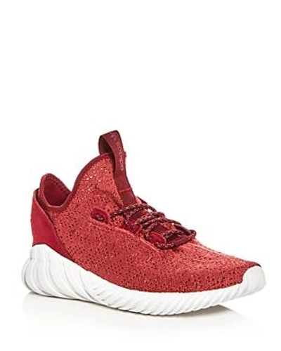 Adidas tubular doom hot sale sock pk red