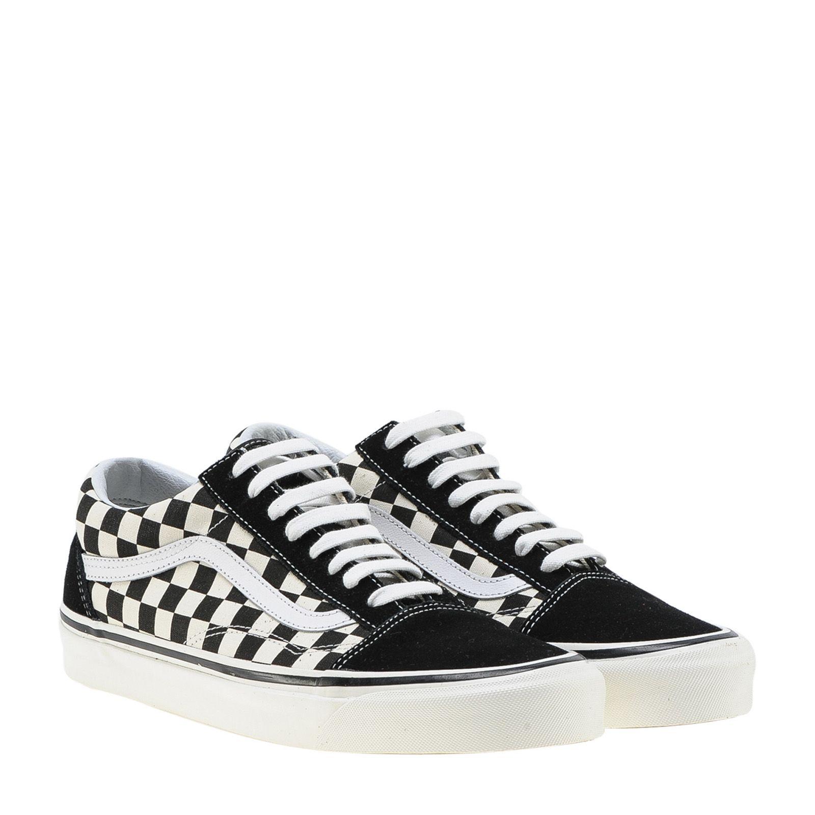 vans primary check old skool platform