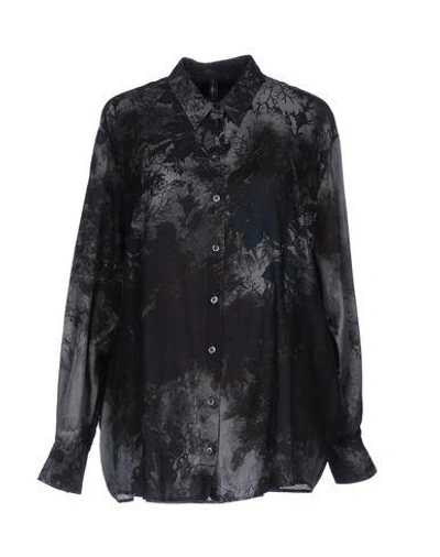 Shop High Floral Shirts & Blouses In Deep Purple