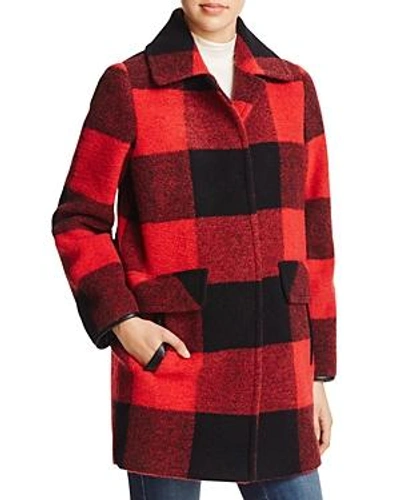 Shop Pendleton Paul Bunyan Plaid Coat In Red/black Plaid