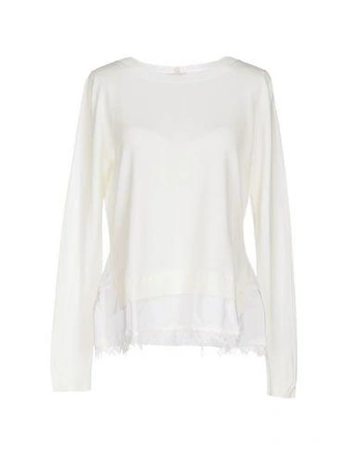 Shop P.a.r.o.s.h Sweater In Ivory