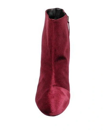 Schutz Ankle Boots In Red