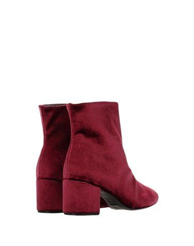 Schutz Ankle Boots In Red