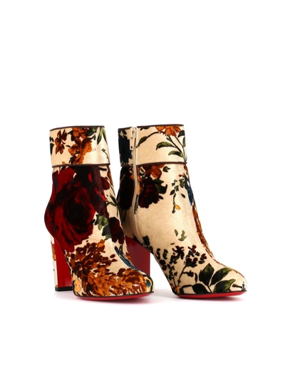 Shop Christian Louboutin Moulamax Ankle Boots In Multicolored