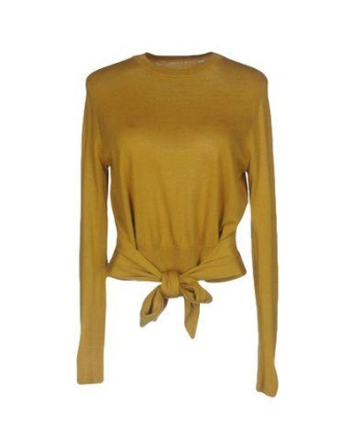 Shop Patrizia Pepe Sweaters In Acid Green