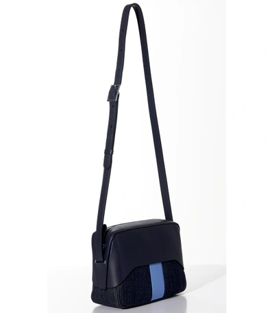 Shop Tibi Navy/blue Garçon Bag By Myriam Schaefer