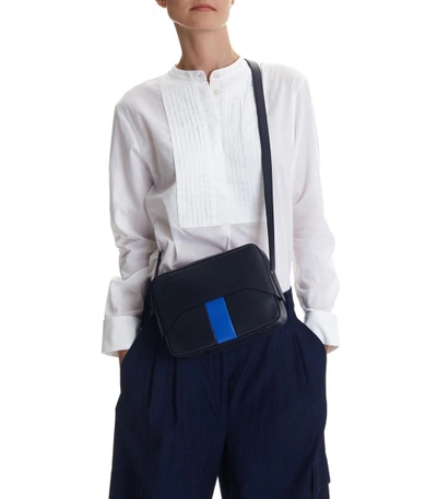 Shop Tibi Navy Garçon Bag By Myriam Schaefer In Blue