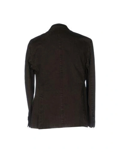 Shop L.b.m 1911 1911 Suit Jackets In Dark Brown