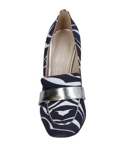 Shop Luca Valentini Loafers In Steel Grey