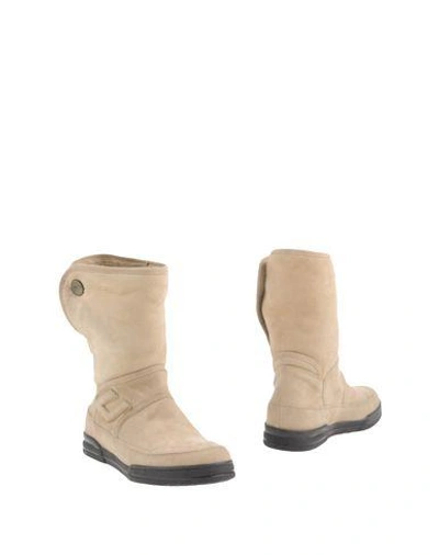 Shop Cesare Paciotti 4us Ankle Boots In Sand